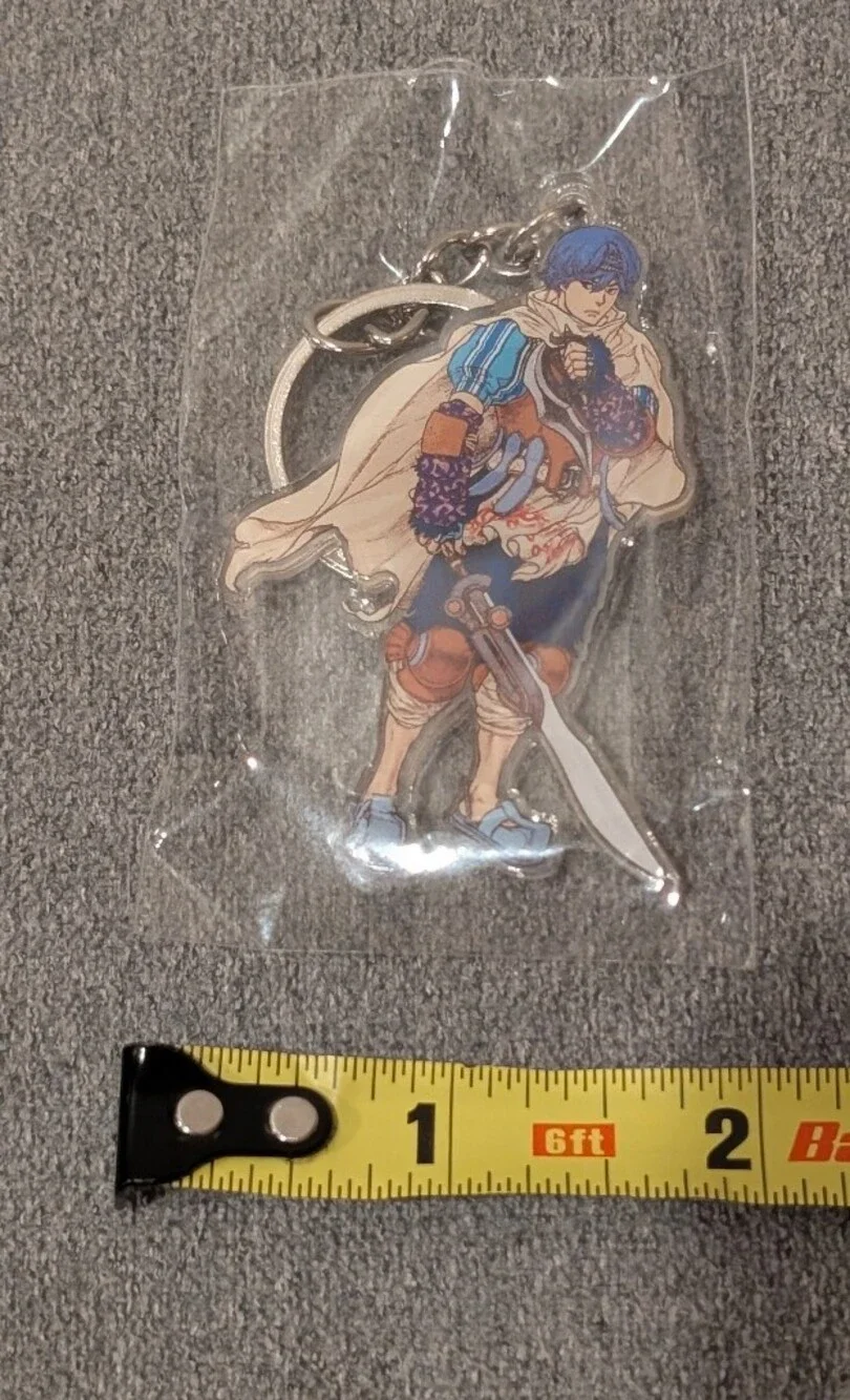 Baten Kaitos Kalas Acrylic Bandai with silver chain & keyring sealed